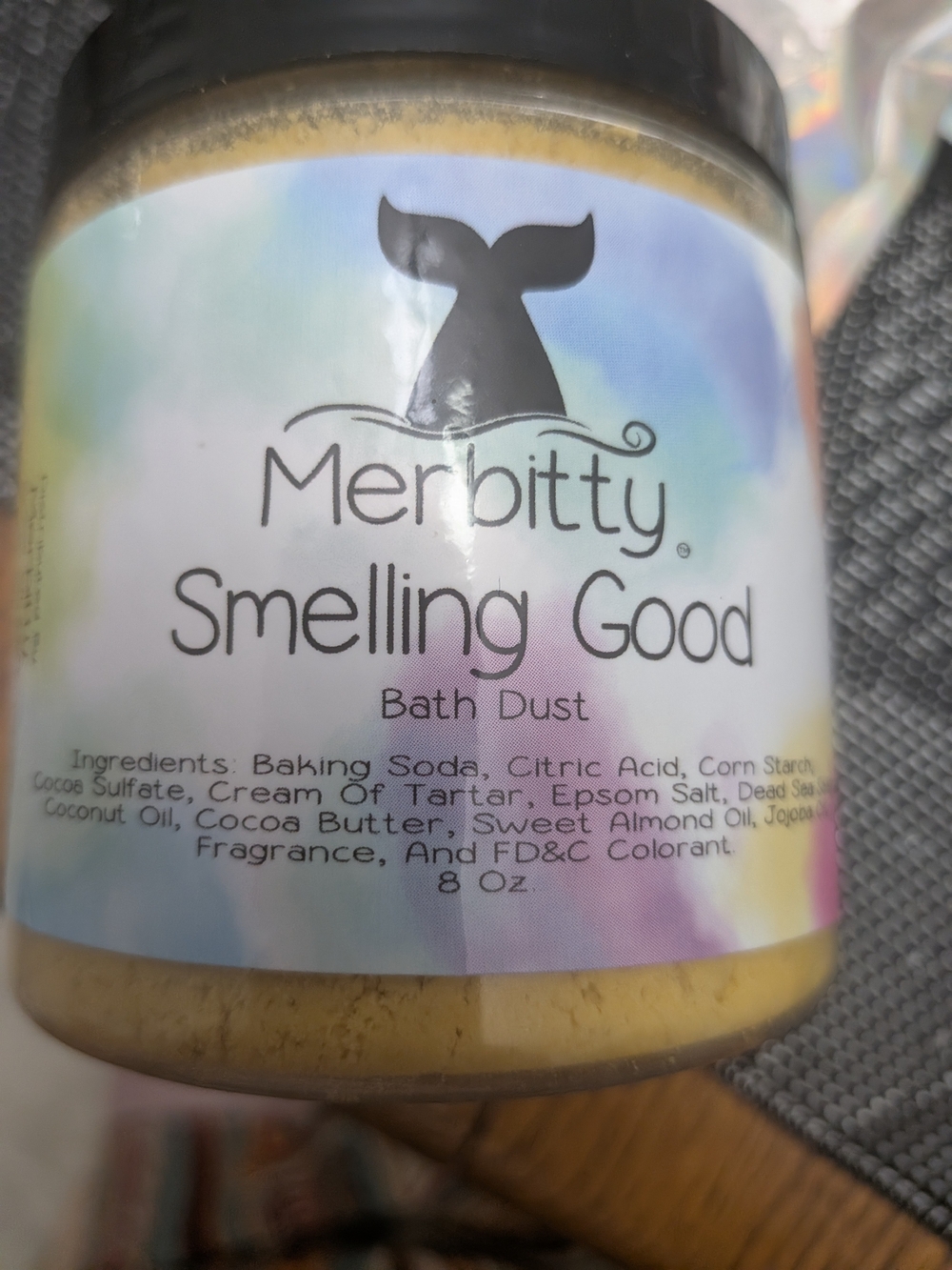 Smelling Good Bath Dust — Yellow